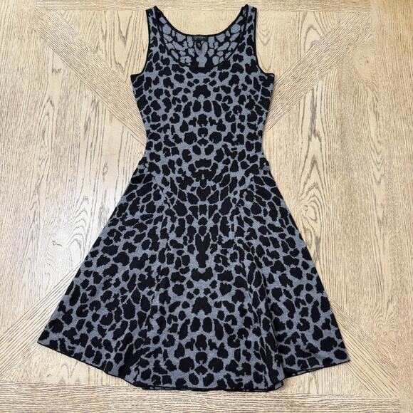 Jessica Simpson Cheetah‎ Print Tank Top Sweater Dress XS Extra Small - Picture 1 of 7